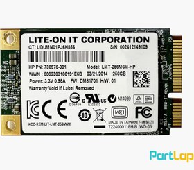 تصویر حافظه SSD سایز mSATA لایت آن مدل 001-738975 ظرفیت 256 گیگابایت 