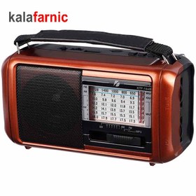 تصویر رادیو اسپیکر بلوتوثی رم و فلش خور KTF-1448 ا KTF-1448 Wireless Radio Speaker 