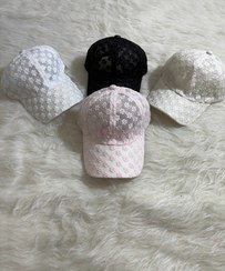 تصویر کلاه تمام تور تابستانی زنانه شکوفه ای baseball hat
