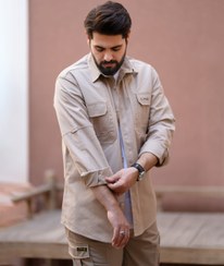 تصویر ست پیراهن و شلوار مردانه تاکتیکال S313 رنگ سبز 