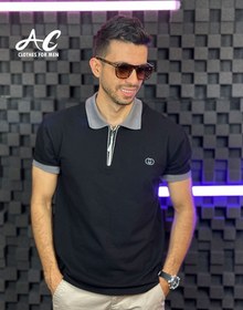 تصویر پولوشرت آستین کوتاه مردانه گوچی GUCCI-AC-8028 