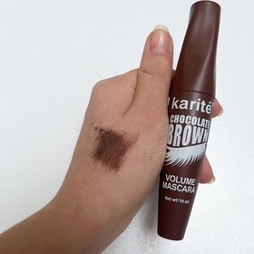 تصویر ریمل قهوه ای 