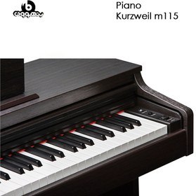 تصویر پیانو دیجیتال کورزویل مدل M115 مشکی Kurzweil M115 SR Piano