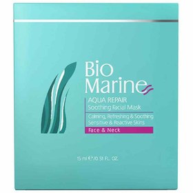 تصویر ماسک سه عددی التیام بخش صورت بایومارین Bio Marine حجم 15 میل 