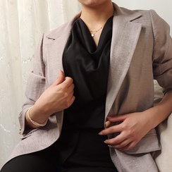 تصویر تاپ ابریشم first class مدل یقه دراپه 