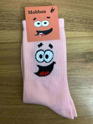 تصویر جوراب طرح پاتریک برند ماه بان جوراب پاتریک ساق بلند