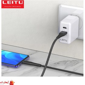 تصویر کابل شارژ آیفون لیتو (LEITU) مدل LD-8 