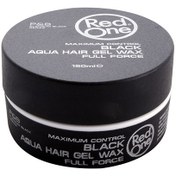 تصویر ژل واکس مشکی ردوان 150 میل ا Red one Aqua Hair Gel Wax Red one Aqua Hair Gel Wax