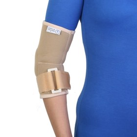 تصویر آرنج بند نئوپرن با پد سه لایه طب و صنعت کد38120 ا Neoprene Elbow Support Neoprene Elbow Support