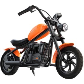 تصویر موتور برقی مدل هارلی بچه گانه کرونی | CRONY EL-MB03C 12inch motor bike Li-ion battery 21.9V 52A RGB LED 3 levels speed Max 