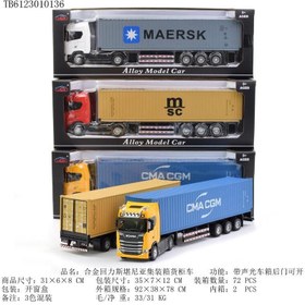 تصویر کانتینر مدل اسکانیا 