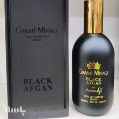 تصویر ادکلن گرند میراژ بلک افغان آروماسو GRAND MIRAGE BLACK AFGAN AROMASQ کد 1295005 