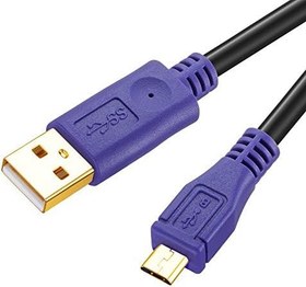 تصویر Micro USB Cable Android 10m,Youii USB 2.0 A Male to Micro B Charging Cord and Sync Data Cable for Samsung Galaxy, Nexus, LG, Motorola, Android Smartphones, PS4, Xbox One Controller(10m) 