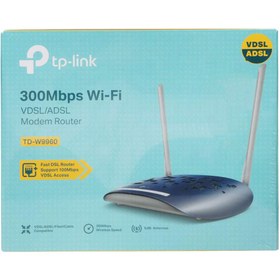 تصویر سرمه ای TP-LINK TD-W9960 -Ver 1.20 300Mbps Wireless VDSL/ADSL+ Modem Router مودم TP-LINK TD-W9960 -Ver 1.20 300Mbps Wireless VDSL/ADSL+ Modem Router