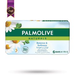 تصویر صابون پالمولیو Palmolive مدل تعادل و نرمی Balance & Softness پک 6تایی (اورجینال) 