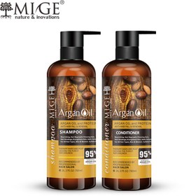 تصویر شامپو میگ MIGE بدون سولفات حاوی روغن آرگان ARGAN OIL MIGE ARGAN OIL SHAMPOO