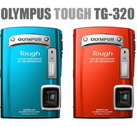 تصویر دوربین عکسبرداری فیلمبرداری ضدآب و ضربه TG-320 Olympus TG-320