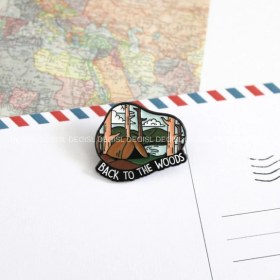 تصویر پین متنی back to the woods - کد209 