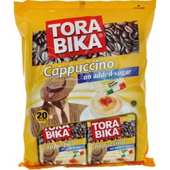 تصویر کاپوچینو رژیمی بدون شکر تورابیکا بسته ۲۰ عددی 