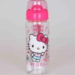 تصویر قمقمه و فلاسک صورتی مجوز سلام Matara 500 میل Hello Kitty 