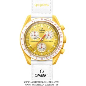 تصویر ساعت امگا و سواچ خورشید OMEGA X Swatch Mission on SUN امگا ( Omega )