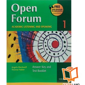 تصویر Open forum 1: academic listening and speaking کتاب Open forum 1: academic listening and speaking اثر از انتشارات رهنما