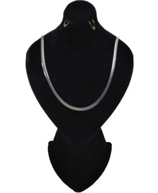 تصویر خرید و قیمت گردنبند و دستبند ماری نقره ایی استیل 