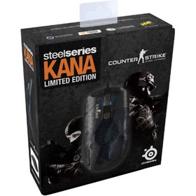 تصویر ماوس گیمینگ باسیم استیل سریز مدل KANA CS GO ا SteelSeries Kana Limited Edition Gaming Mouse Counter strike Global SteelSeries Kana Limited Edition Gaming Mouse Counter strike Global