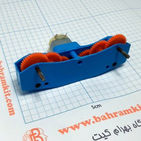 تصویر موتور گیربکس پلاستیکی دو محور 