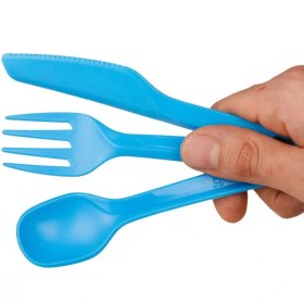 تصویر ست قاشق چنگال کارد لایف کمپ سایز کوچک کد 45802 