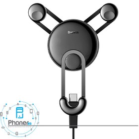 تصویر پایه نگهدارنده مدل SULYY-01 YY Vehicle-mounted Phone Charging Holder برند Baseus 