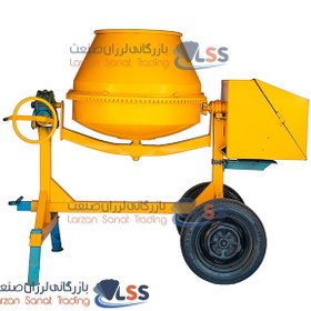 تصویر بتونیر ۳۵۰ لیتری برقی و گازوئیلی با دنده زیر و کمر 