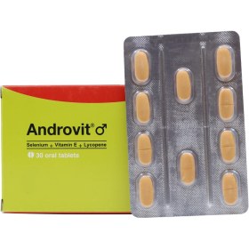 تصویر آندروویت (تقویت عملکرد آقایان) کیو فارما دارو درمان پارمیدا 30 قرص Androvit Q pharma Darou Darman Parmida 30tabs