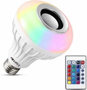 تصویر لامپ هوشمند RGB بلوتوثی با کنترل از راه دور 
