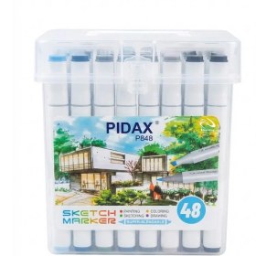 تصویر ماژیک پیداکس 48 رنگ دو سر 