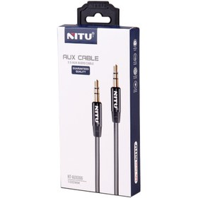 تصویر کابل AUX نیتو مدل NT-AUX006 طول 1 متر NITU NT-AUX006 AUX Cable 1M