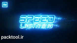 تصویر دانلود پروژه آماده لوگوی معرفی سرعت رعد و برق در افتر افکت Speed Lightning Intro Logo 