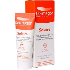 تصویر کرم ضد آفتاب SPF۵۰ درماگور Dermagor Sunscreen Cream SPF۵۰