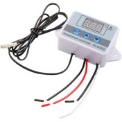 تصویر ماژول ترموستات دیجیتال مناسب برق شهر 220 ولت بهمراه سنسور دما HW-W3001 