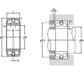 تصویر بلبرینگ 323080 | رولبرینگ مخروطی صنعتی استاندارد 
