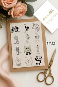 تصویر استیکر گلدوزی کد 13 