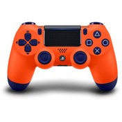 تصویر دسته بازی سونی نارنجی (غیر اصل) PS4 Dualshock 4 Gamepad Sony PS4 Dualshock 4 Sunset Orange (Fake)