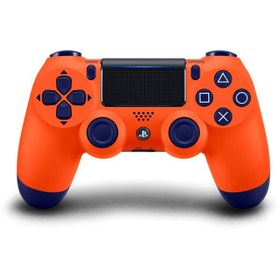 تصویر دسته بازی سونی نارنجی (غیر اصل) PS4 Dualshock 4 Gamepad Sony PS4 Dualshock 4 Sunset Orange (Fake)