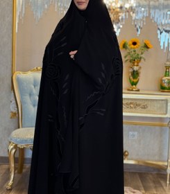 تصویر چادر گلدوزی لوکس 