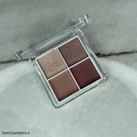 تصویر پالت سایه چهار رنگ لافرا شماره 02 La Fera 4 Quatro Eyeshadow 02