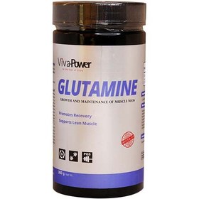 تصویر ویوا پاور پودر ال گلوتامین 5000 ميلي گرم 300 گرمي 