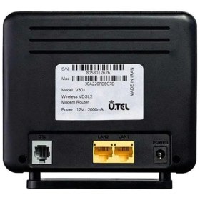 تصویر مودم یوتل VDSL2/ADSL2 بی سیم مدل V301 رنگ سفید 3سال گارانتی بدون قید و شرط افزاره 