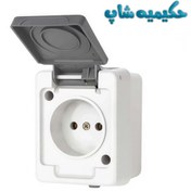 تصویر پریز بدون ارت پارت الکتریک مدل برکه 