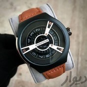 تصویر ساعت مردانه سون فرایدی بند عسلی صفحه گرد ا ساعت مردانه seven friday ساعت مردانه seven friday
