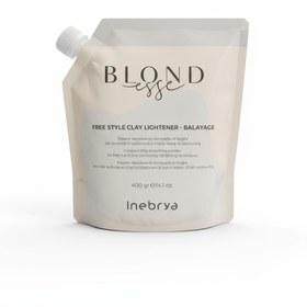 تصویر پودر دکلره اینبریا بلوندیس مدل Free Style Clay Lightener Balayage حجم 400 گرم 